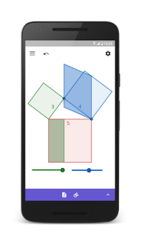 İndir GeoGebra Geometri Eğitim Android için Ekran görüntüsü 4