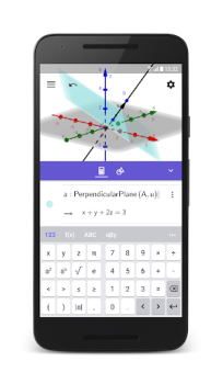 İndir GeoGebra 3D Hesap Makinesi Eğitim Android için Ekran görüntüsü 3
