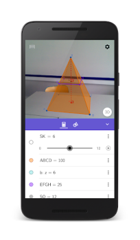 İndir GeoGebra 3D Hesap Makinesi Eğitim Android için Ekran görüntüsü 6