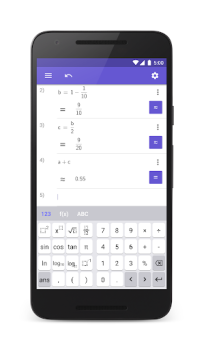 İndir GeoGebra BilimselHesapMakinesi Eğitim Android için Ekran görüntüsü 4