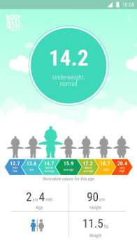 İndir BMI calculator for child Sağlık & Fitness Android için Ekran görüntüsü 3