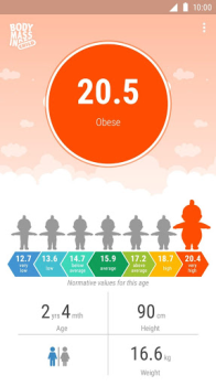 İndir BMI calculator for child Sağlık & Fitness Android için Ekran görüntüsü 7