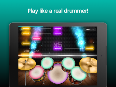 İndir Drums: gerçek bateri oyunları Müzik ve Ses Android için Ekran görüntüsü 6