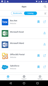 İndir VMware Workspace ONE İş Dünyası Android için Ekran görüntüsü 2