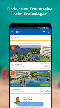 İndir CHECK24 Reisen Seyahat Android için Ekran görüntüsü 2