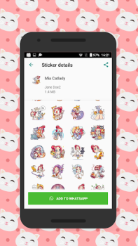 İndir Cats stickers Eğlence Android için Ekran görüntüsü 2