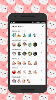 İndir Cats stickers Eğlence Android için Ekran görüntüsü 4