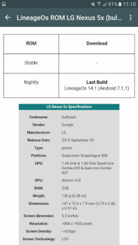 İndir Lineage ROMs Araçlar Android için Ekran görüntüsü 3
