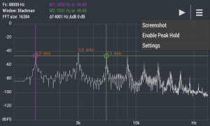 İndir Advanced Spectrum Analyzer PRO Müzik ve Ses Android için Ekran görüntüsü 2