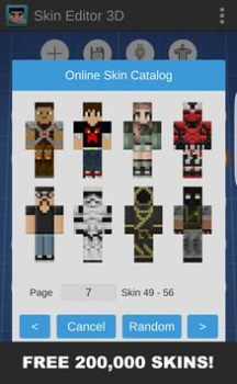 İndir Skin Editor 3D for Minecraft Araçlar Android için Ekran görüntüsü 2