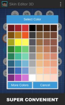 İndir Skin Editor 3D for Minecraft Araçlar Android için Ekran görüntüsü 6