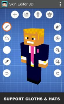 İndir Skin Editor 3D for Minecraft Araçlar Android için Ekran görüntüsü 7