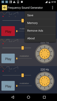 İndir Frequency Sound Generator Araçlar Android için Ekran görüntüsü 2