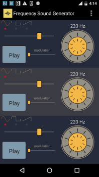 İndir Frequency Sound Generator Araçlar Android için Ekran görüntüsü 5