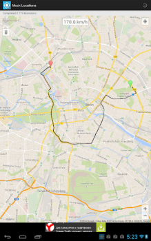 İndir Mock Locations (fake GPS path) Araçlar Android için Ekran görüntüsü 2
