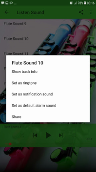 İndir Flute Sound Müzik ve Ses Android için Ekran görüntüsü 2
