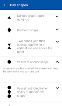 İndir COLREGs Lights & shapes Eğitim Android için Ekran görüntüsü 6
