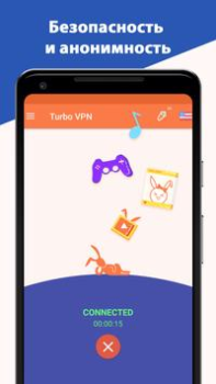 İndir Turbo VPN - Secure VPN Proxy Araçlar Android için Ekran görüntüsü 3