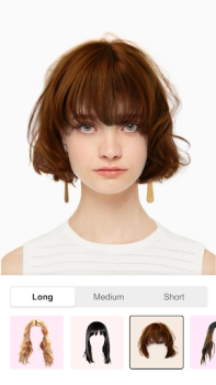 İndir Hairstyle Try On Color Changer Güzellik Android için Ekran görüntüsü 4