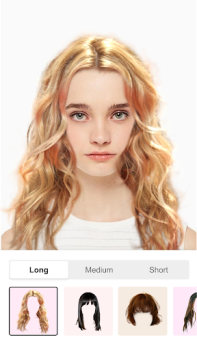 İndir Hairstyle Try On Color Changer Güzellik Android için Ekran görüntüsü 6