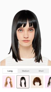 İndir Hairstyle Try On Color Changer Güzellik Android için Ekran görüntüsü 7