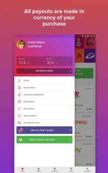 İndir Smarty.Sale - кэшбэк с покупок Alışveriş Android için Ekran görüntüsü 5