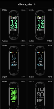 İndir Mi Band 4 WatchFaces Araçlar Android için Ekran görüntüsü 2