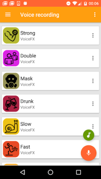 İndir VoiceFX - Ses Efektli Ses Deği Eğlence Android için Ekran görüntüsü 4