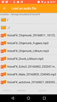 İndir VoiceFX - Ses Efektli Ses Deği Eğlence Android için Ekran görüntüsü 7