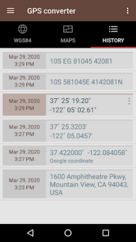İndir GPS coordinate converter Araçlar Android için Ekran görüntüsü 3
