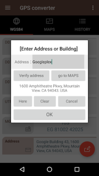 İndir GPS coordinate converter Araçlar Android için Ekran görüntüsü 4