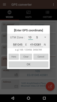 İndir GPS coordinate converter Araçlar Android için Ekran görüntüsü 7