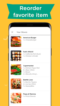 İndir Glovo: Food Delivery and More Yaşam Tarzı Android için Ekran görüntüsü 7