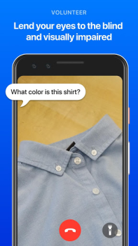 İndir Be My Eyes - Helping the blind Yaşam Tarzı Android için Ekran görüntüsü 2