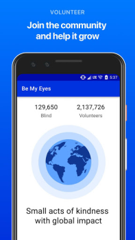 İndir Be My Eyes - Helping the blind Yaşam Tarzı Android için Ekran görüntüsü 5