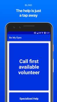 İndir Be My Eyes - Helping the blind Yaşam Tarzı Android için Ekran görüntüsü 6