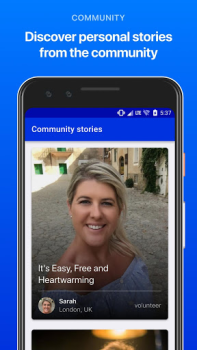 İndir Be My Eyes - Helping the blind Yaşam Tarzı Android için Ekran görüntüsü 7
