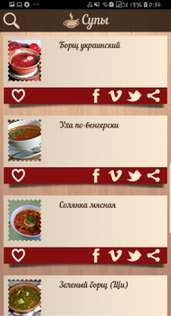 İndir Кулинарная книга. Рецепты Yiyecek & İçecek Android için Ekran görüntüsü 2
