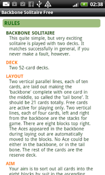İndir Backbone Solitaire Free Kart oyunları Android için Ekran görüntüsü 5