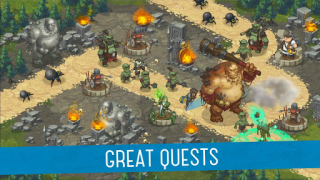 İndir Orcs Warriors: Offline Tower Defense Stratejiler Android için Ekran görüntüsü 3