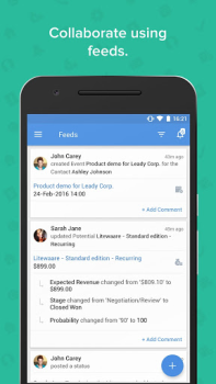 İndir Zoho CRM - Sales & Marketing İş Dünyası Android için Ekran görüntüsü 7