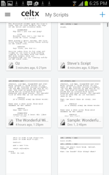 İndir Celtx Script İş Android için Ekran görüntüsü 2