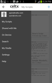 İndir Celtx Script İş Android için Ekran görüntüsü 3