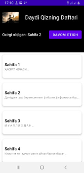 İndir Daydi Qizning Daftari Kitaplar & Rehberler Android için Ekran görüntüsü 3