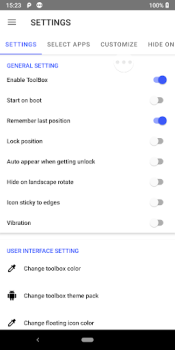 İndir Floating ToolBox - Assistive Touch Araçlar Android için Ekran görüntüsü 5