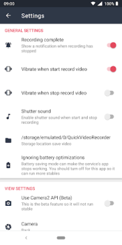 İndir Quick Video Recorder Araçlar Android için Ekran görüntüsü 6