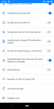 İndir Double Tap Screen On and Off Araçlar Android için Ekran görüntüsü 3