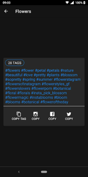 İndir HashTags for Instagram Sosyal Android için Ekran görüntüsü 5