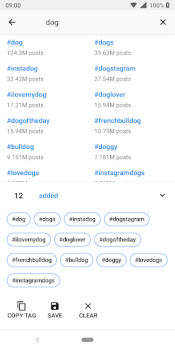 İndir HashTags for Instagram Sosyal Android için Ekran görüntüsü 6