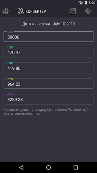 İndir Рублик - курс российского рубл Finans Android için Ekran görüntüsü 3